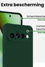 BASEY. BASEY. Google Pixel 11 Hoesje Siliconen - Donkergroen