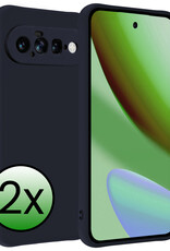 BASEY. BASEY. Google Pixel 11 Hoesje Siliconen - Donkerblauw - 2 PACK