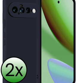 BASEY. BASEY. Google Pixel 11 Hoesje Siliconen - Donkerblauw - 2 PACK