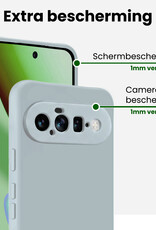 BASEY. BASEY. Google Pixel 11 Hoesje Siliconen - Lichtblauw - 2 PACK
