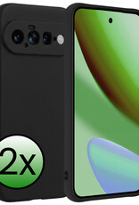 BASEY. BASEY. Google Pixel 11 Hoesje Siliconen - Zwart - 2 PACK