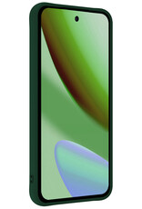 BASEY. BASEY. Google Pixel 11 Hoesje Siliconen Met Screenprotector - Donkergroen