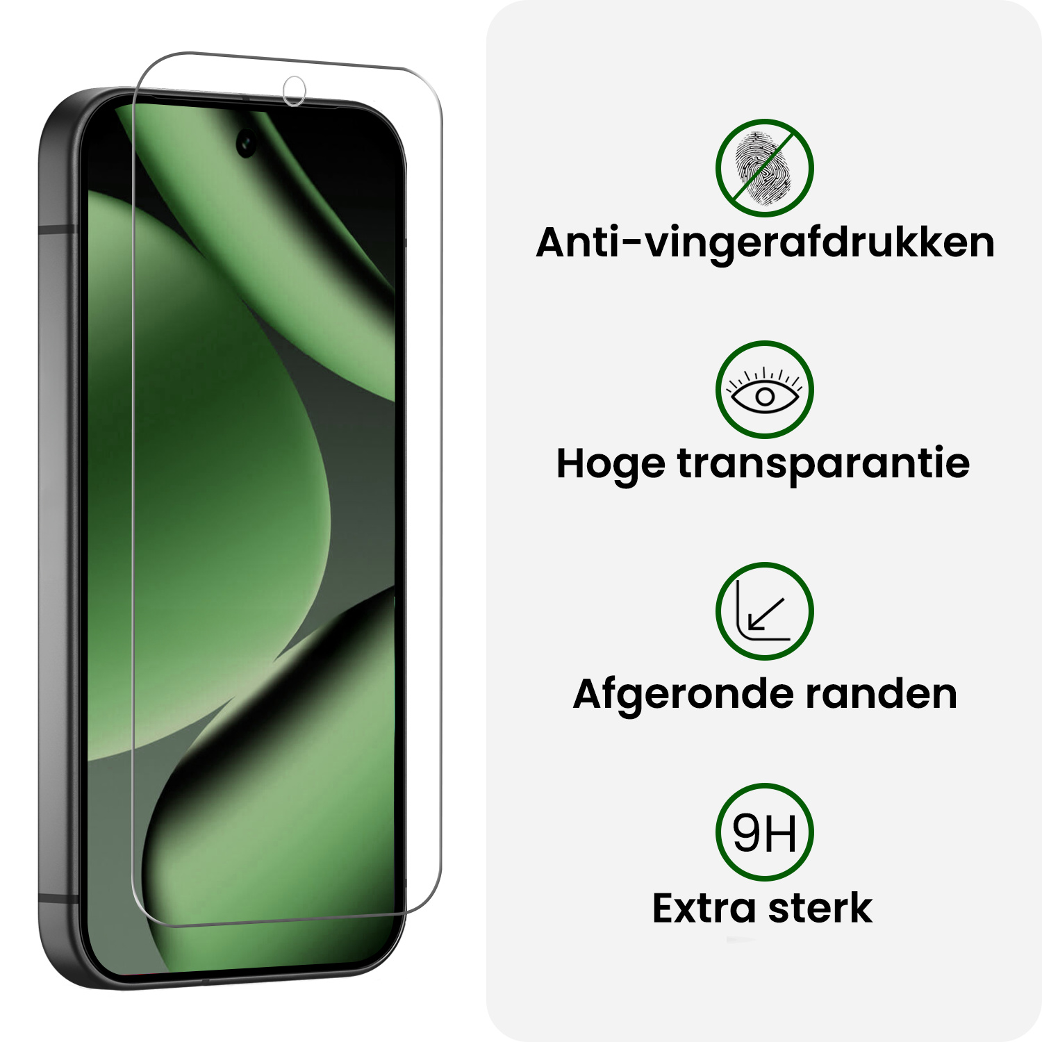 BASEY. BASEY. Google Pixel 11 Pro Screenprotector Glas - 2 PACK