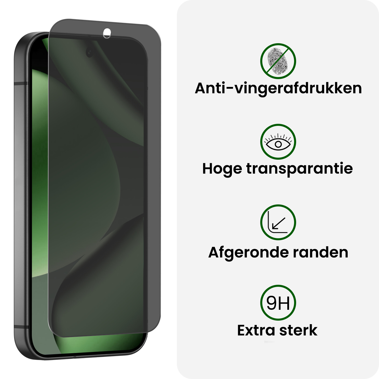 BASEY. BASEY. Google Pixel 11 Pro Screenprotector Glas Privacy