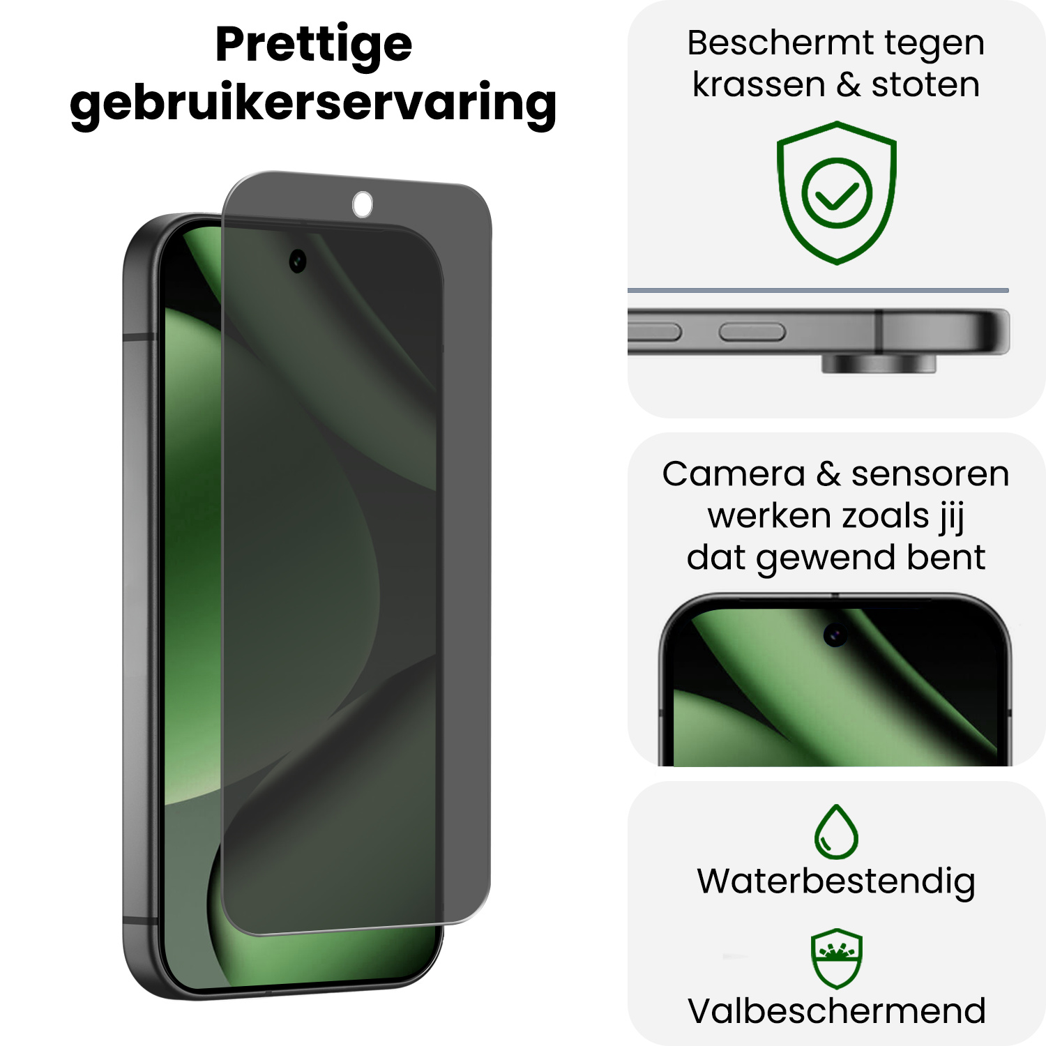 BASEY. BASEY. Google Pixel 11 Pro Screenprotector Glas Privacy