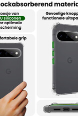 BASEY. BASEY. Google Pixel 11 Pro Hoesje Shockproof - Transparant - 2 PACK
