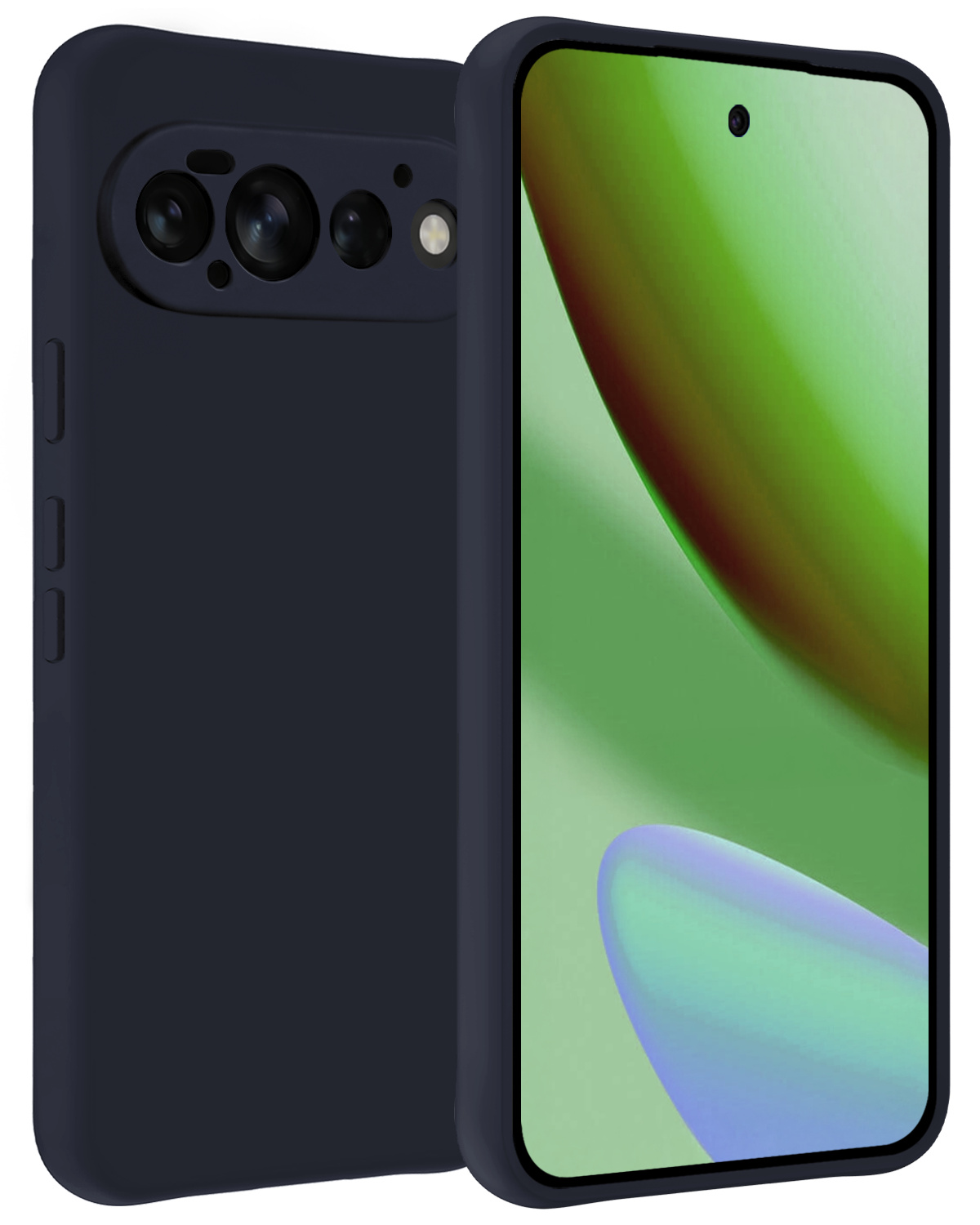 BASEY. BASEY. Google Pixel 11 Pro Hoesje Siliconen - Donkerblauw
