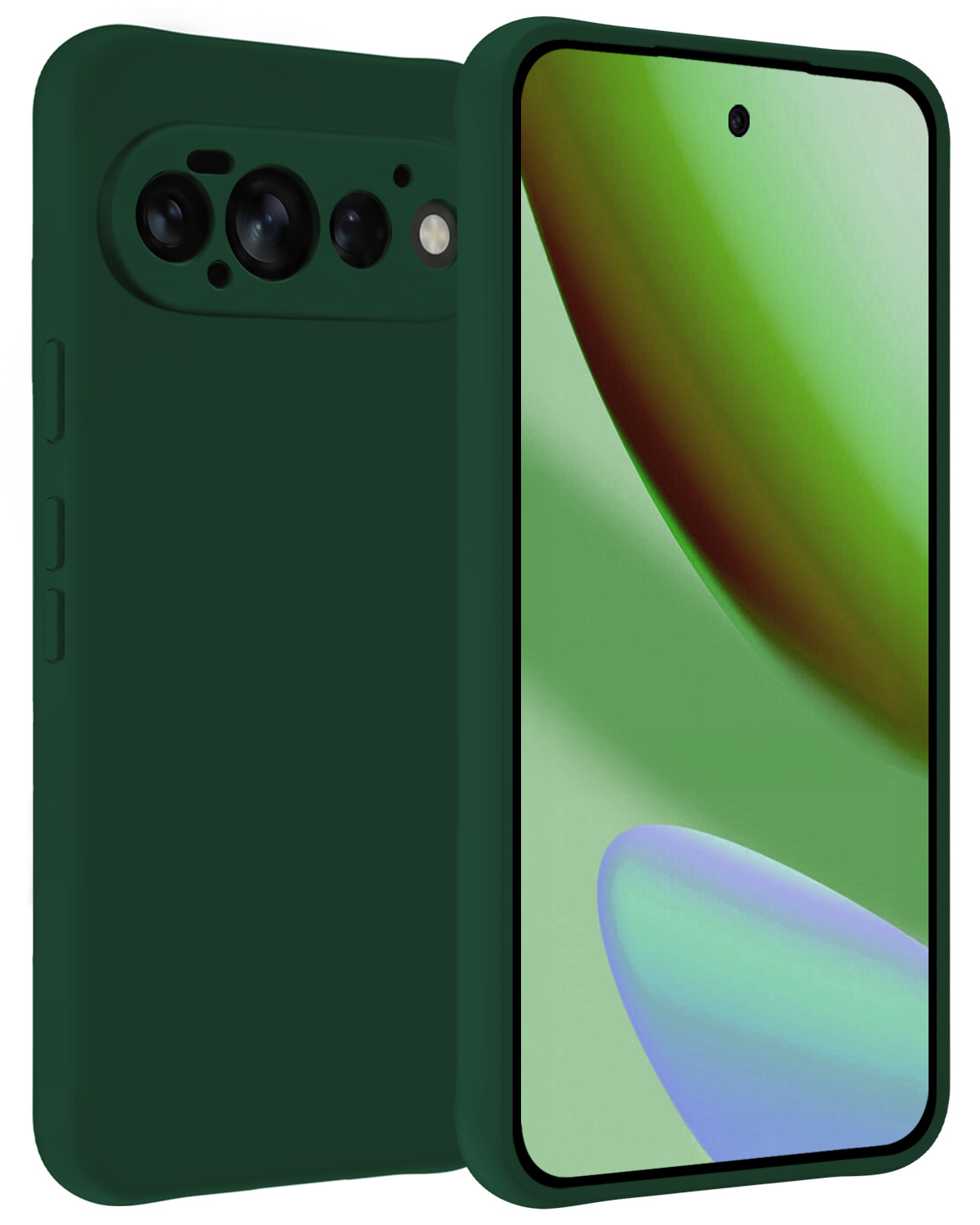 BASEY. BASEY. Google Pixel 11 Pro Hoesje Siliconen - Donkergroen