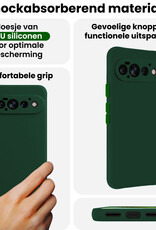 BASEY. BASEY. Google Pixel 11 Pro Hoesje Siliconen - Donkergroen - 2 PACK