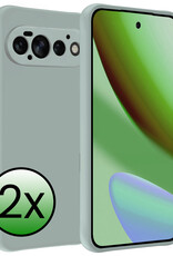 BASEY. BASEY. Google Pixel 11 Pro Hoesje Siliconen - Lichtblauw - 2 PACK