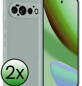 BASEY. BASEY. Google Pixel 11 Pro Hoesje Siliconen - Lichtblauw - 2 PACK