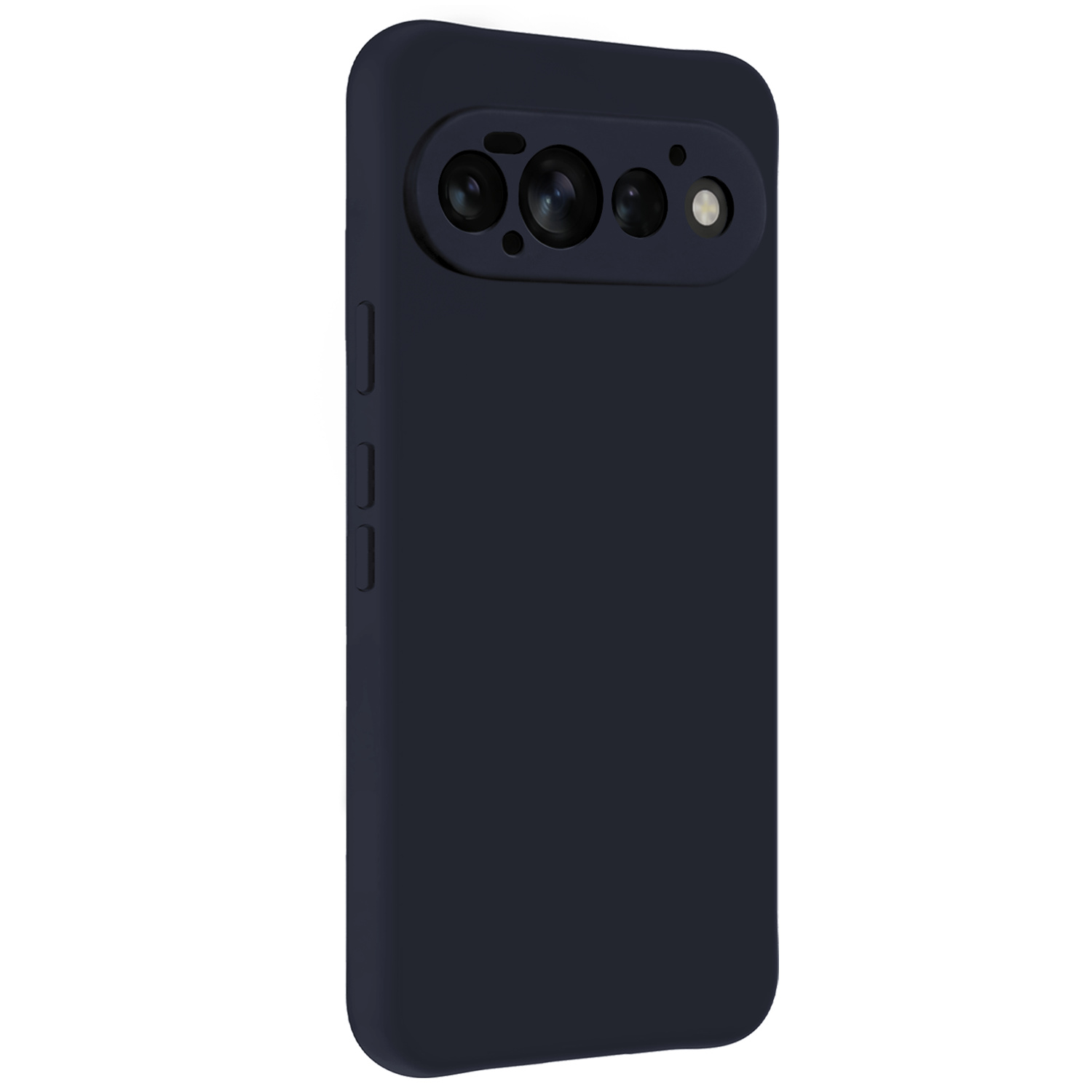 BASEY. BASEY. Google Pixel 11 Pro Hoesje Siliconen Met 2x Screenprotector - Donkerblauw