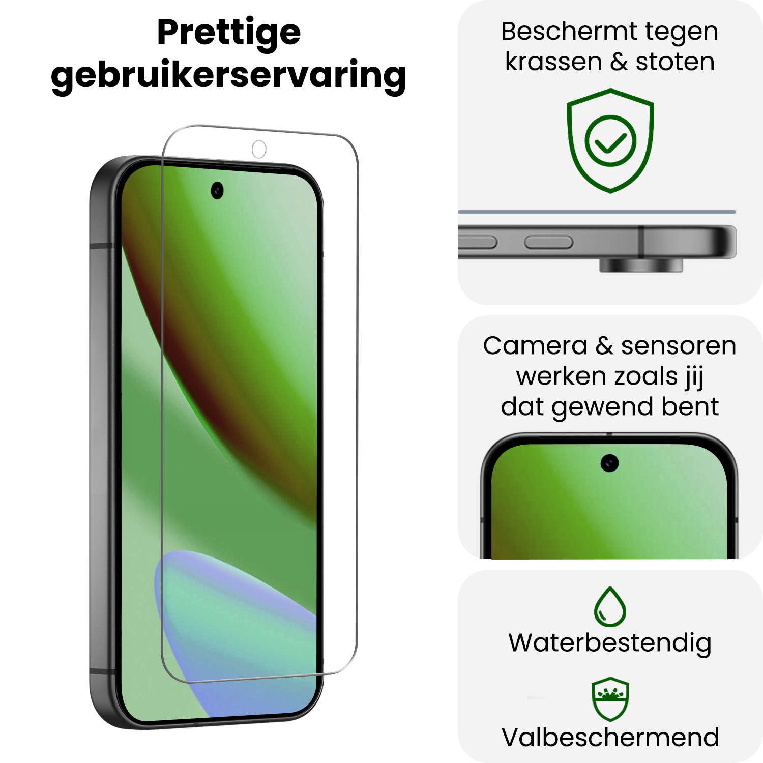 BASEY. BASEY. Google Pixel 11 Pro XL Screenprotector Glas - 3 PACK