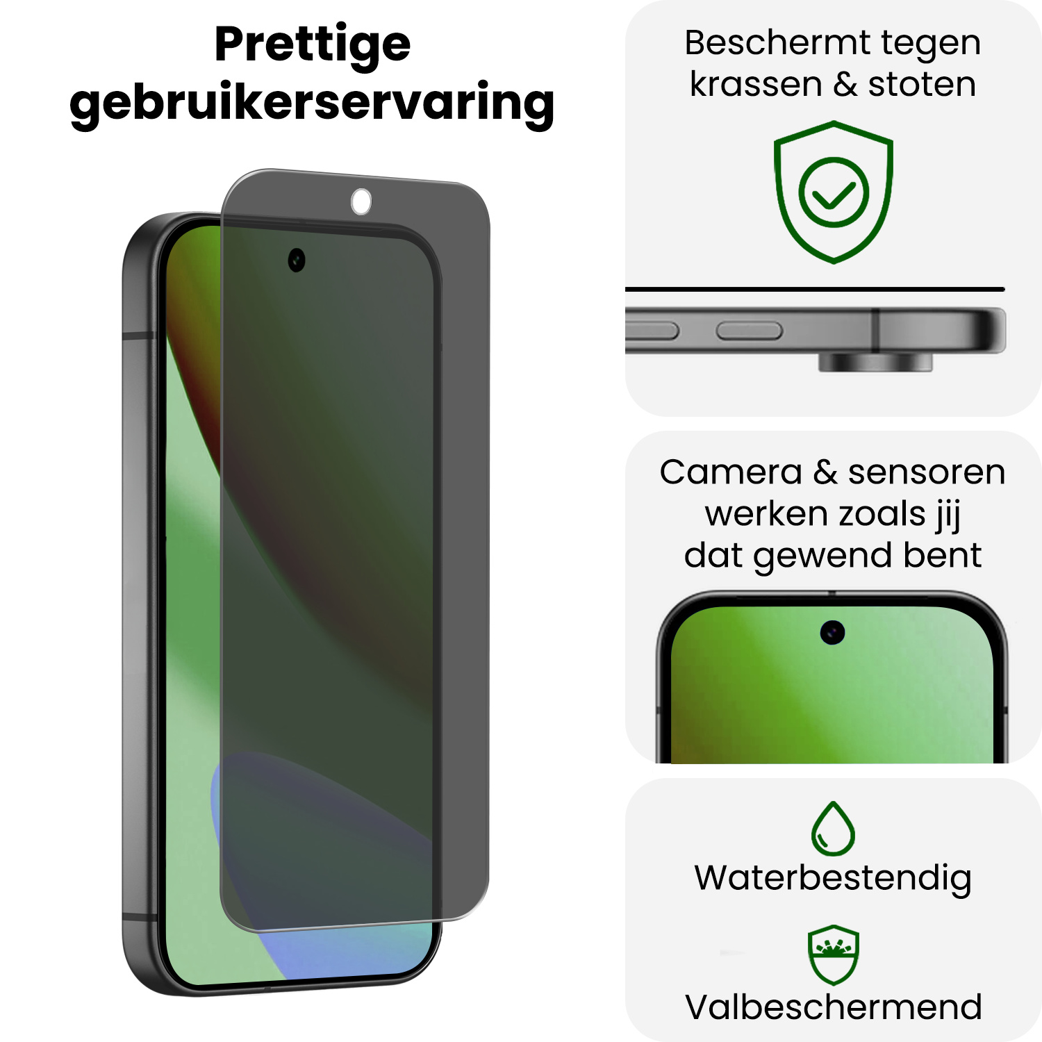 BASEY. BASEY. Google Pixel 11 Pro XL Screenprotector Glas Privacy