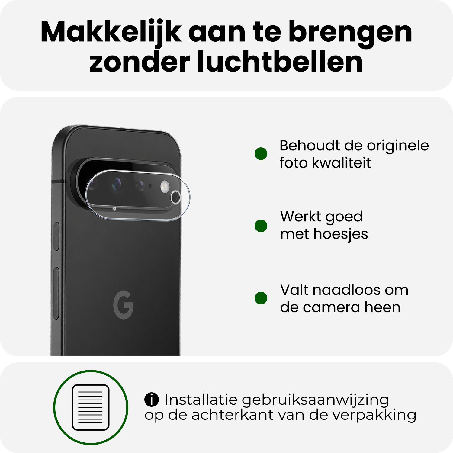 BASEY. BASEY. Google Pixel 11 Pro XL Camera Screenprotector - 3 PACK