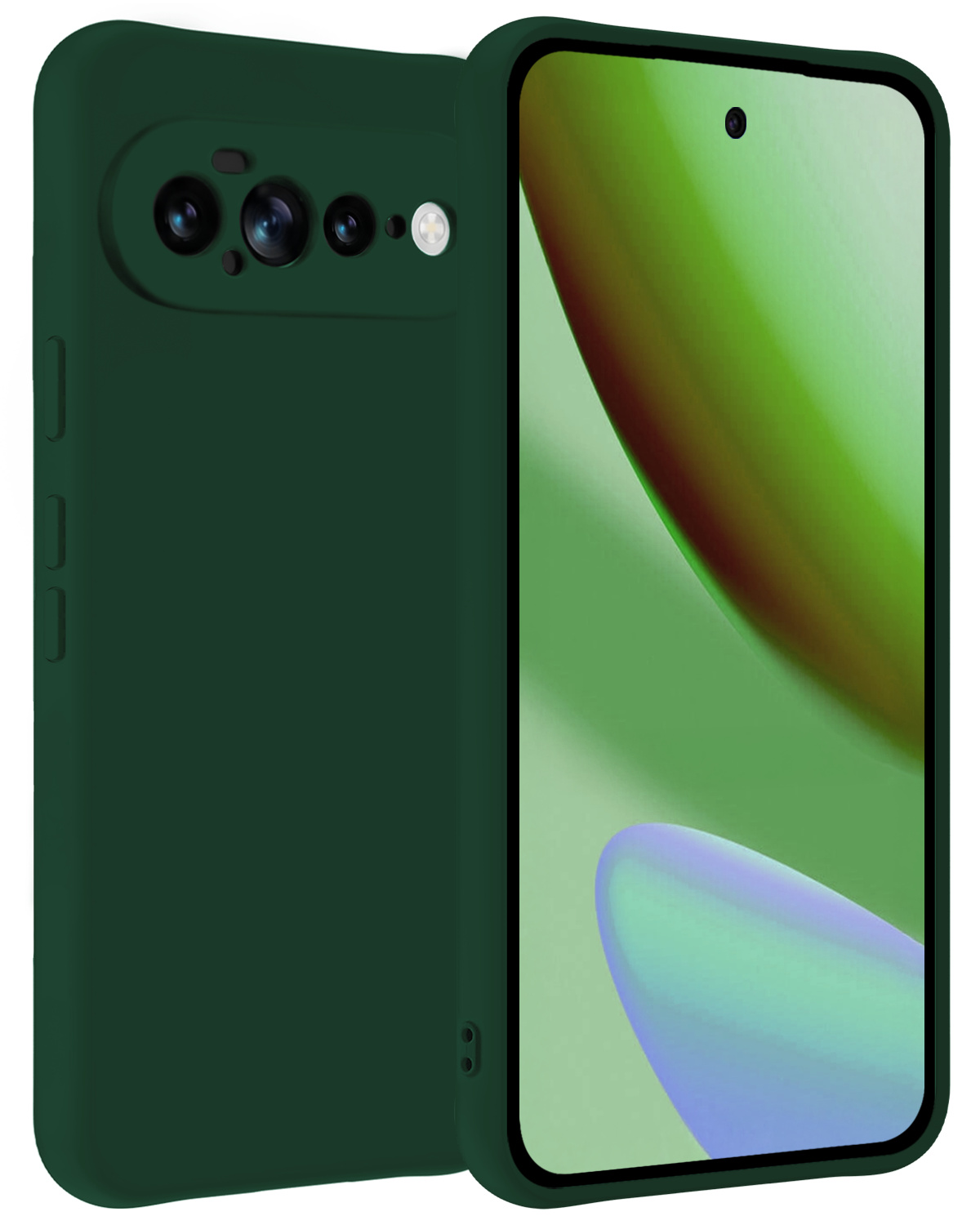BASEY. BASEY. Google Pixel 11 Pro XL Hoesje Siliconen - Donkergroen