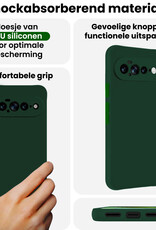 BASEY. BASEY. Google Pixel 11 Pro XL Hoesje Siliconen - Donkergroen