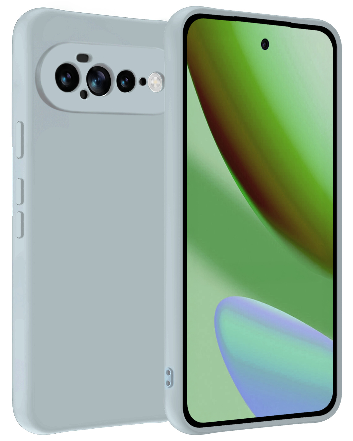 BASEY. BASEY. Google Pixel 11 Pro XL Hoesje Siliconen - Lichtblauw