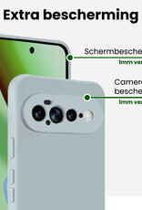 BASEY. BASEY. Google Pixel 11 Pro XL Hoesje Siliconen - Lichtblauw