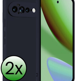 BASEY. BASEY. Google Pixel 11 Pro XL Hoesje Siliconen - Donkerblauw - 2 PACK