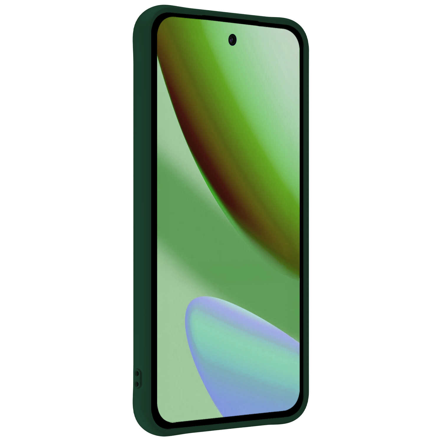 BASEY. BASEY. Google Pixel 11 Pro XL Hoesje Siliconen Met Screenprotector - Donkergroen