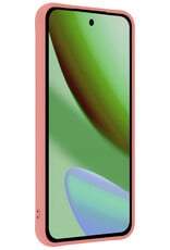 BASEY. BASEY. Google Pixel 11 Pro XL Hoesje Siliconen Met Screenprotector - Lichtroze