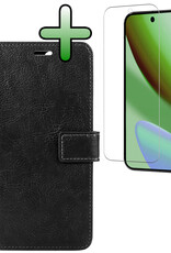 BASEY. BASEY. Google Pixel 11 Pro XL Hoesje Bookcase Met Screenprotector - Zwart