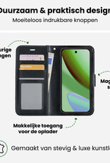 BASEY. BASEY. Google Pixel 11 Pro XL Hoesje Bookcase Met Screenprotector - Zwart