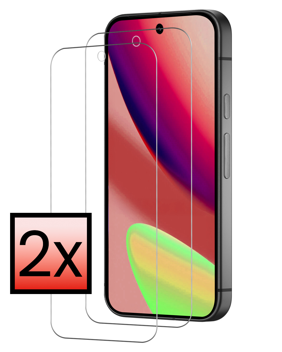 NoXx NoXx Google Pixel 11 Screenprotector Glas - 2 PACK