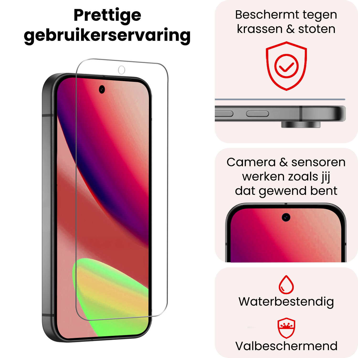 NoXx NoXx Google Pixel 11 Screenprotector Glas - 2 PACK