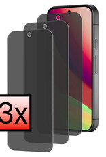NoXx NoXx Google Pixel 11 Screenprotector Glas Privacy - 3 PACK