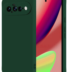 NoXx NoXx Google Pixel 11 Hoesje Siliconen - Donkergroen