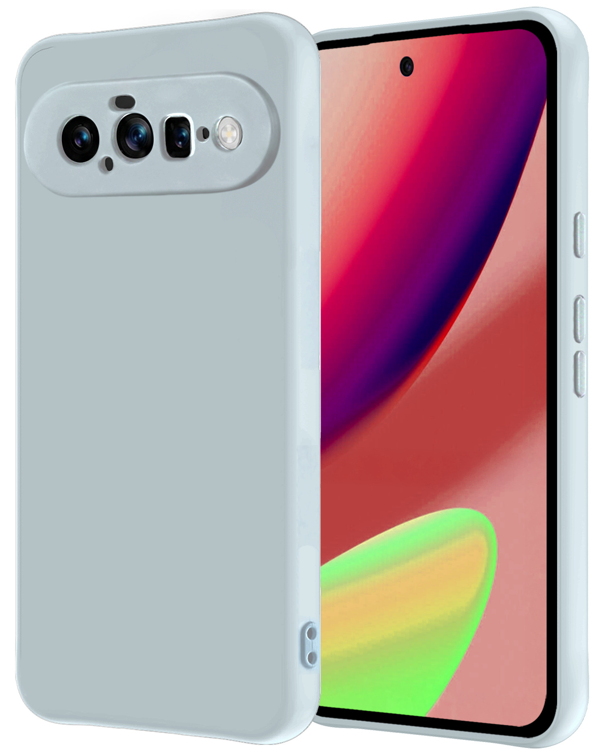 NoXx NoXx Google Pixel 11 Hoesje Siliconen - Lichtblauw
