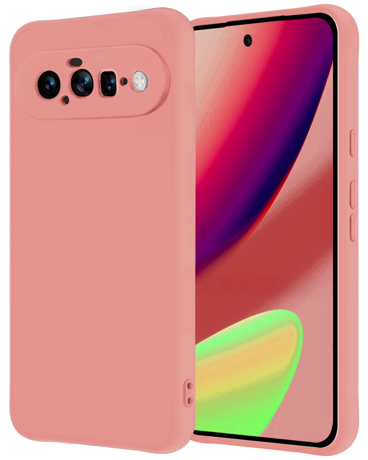 NoXx NoXx Google Pixel 11 Hoesje Siliconen - Lichtroze