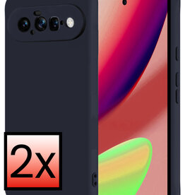 NoXx NoXx Google Pixel 11 Hoesje Siliconen - Donkerblauw - 2 PACK