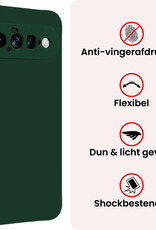 NoXx NoXx Google Pixel 11 Hoesje Siliconen - Donkergroen - 2 PACK