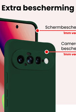 NoXx NoXx Google Pixel 11 Hoesje Siliconen - Donkergroen - 2 PACK