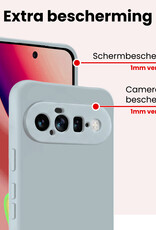 NoXx NoXx Google Pixel 11 Hoesje Siliconen - Lichtblauw - 2 PACK