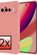 NoXx NoXx Google Pixel 11 Hoesje Siliconen - Lichtroze - 2 PACK