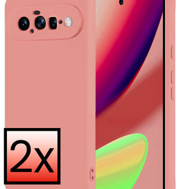 NoXx NoXx Google Pixel 11 Hoesje Siliconen - Lichtroze - 2 PACK