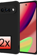 NoXx NoXx Google Pixel 11 Hoesje Siliconen - Zwart - 2 PACK