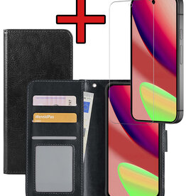 NoXx NoXx Google Pixel 11 Hoesje Bookcase Met Screenprotector - Zwart