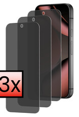 NoXx NoXx Google Pixel 11 Pro Screenprotector Glas Privacy - 3 PACK
