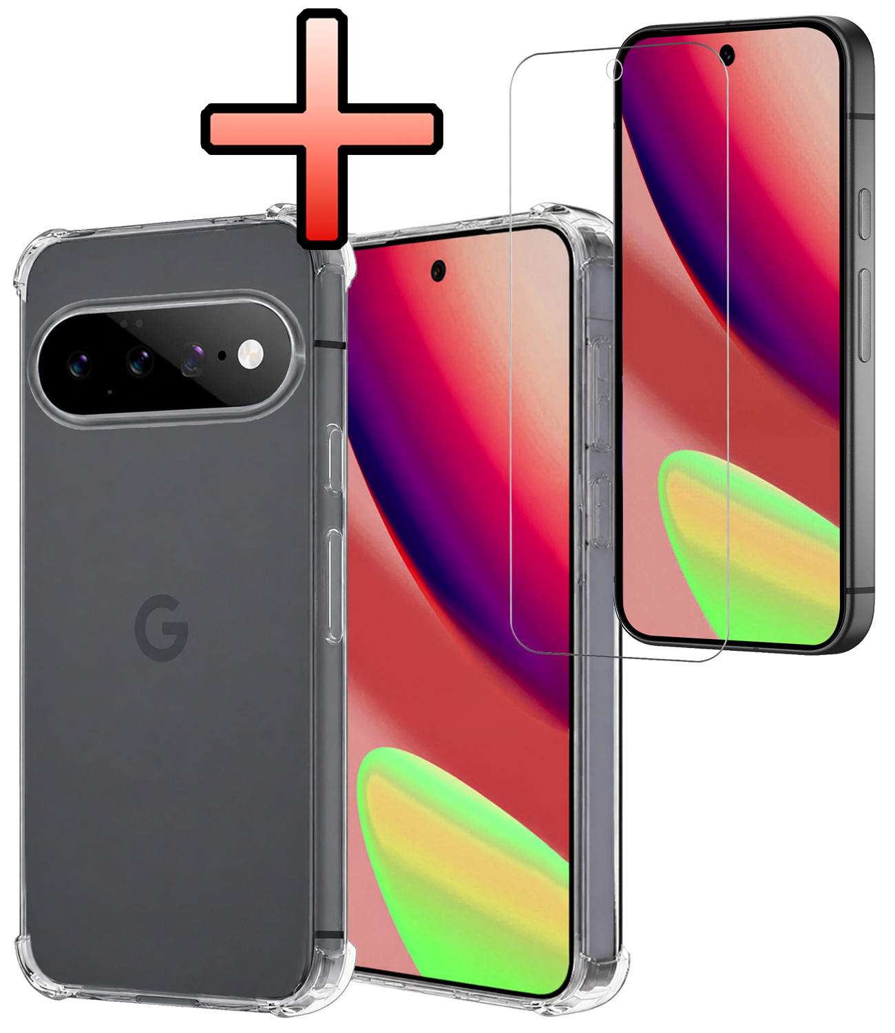 NoXx NoXx Google Pixel 11 Pro Hoesje Shockproof Met Screenprotector
