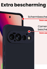 NoXx NoXx Google Pixel 11 Pro Hoesje Siliconen - Donkerblauw