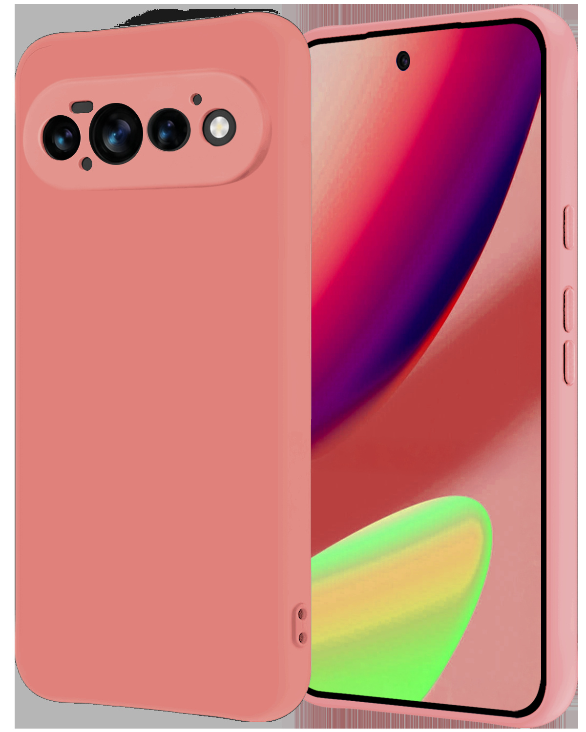 NoXx NoXx Google Pixel 11 Pro Hoesje Siliconen - Lichtroze