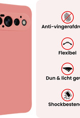 NoXx NoXx Google Pixel 11 Pro Hoesje Siliconen - Lichtroze