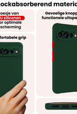 NoXx NoXx Google Pixel 11 Pro Hoesje Siliconen - Donkergroen - 2 PACK