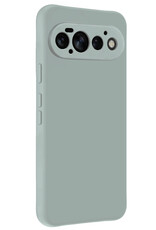 NoXx NoXx Google Pixel 11 Pro Hoesje Siliconen Met 2x Screenprotector - Lichtblauw