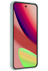 NoXx NoXx Google Pixel 11 Pro Hoesje Siliconen Met 2x Screenprotector - Lichtblauw